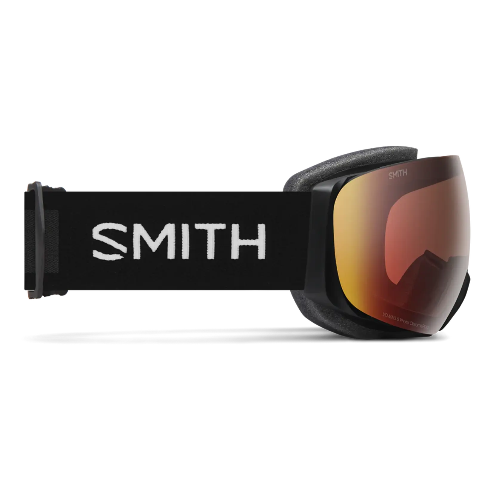 Smith Optics Smith I/O Mag S Black ChromaPop Pro Photochromic Red Mirrorw/ChromaPop Storm Yellow Flash