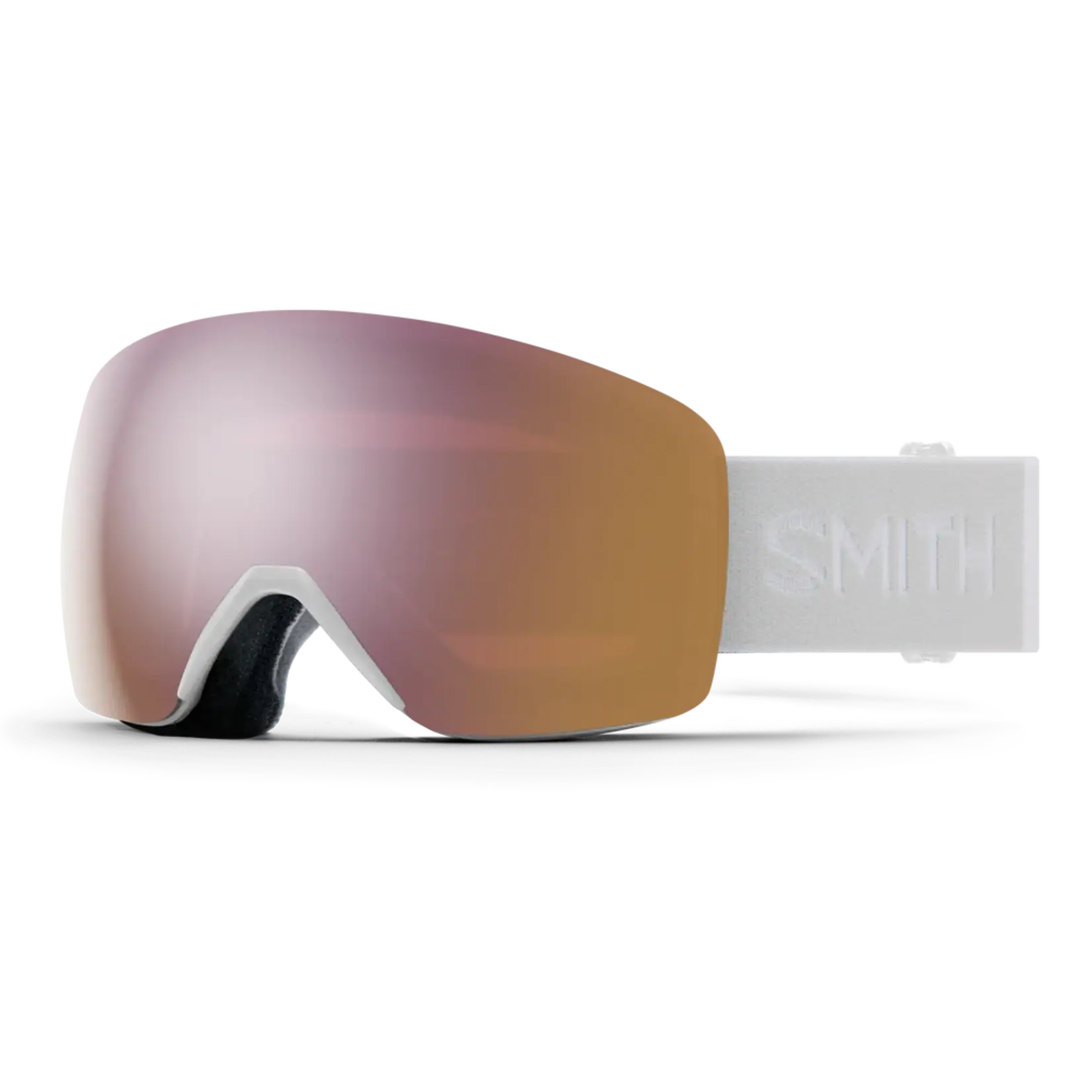 Smith Optics Smith Skyline White Vapor ChromaPop Everyday Rose Gold Mirror