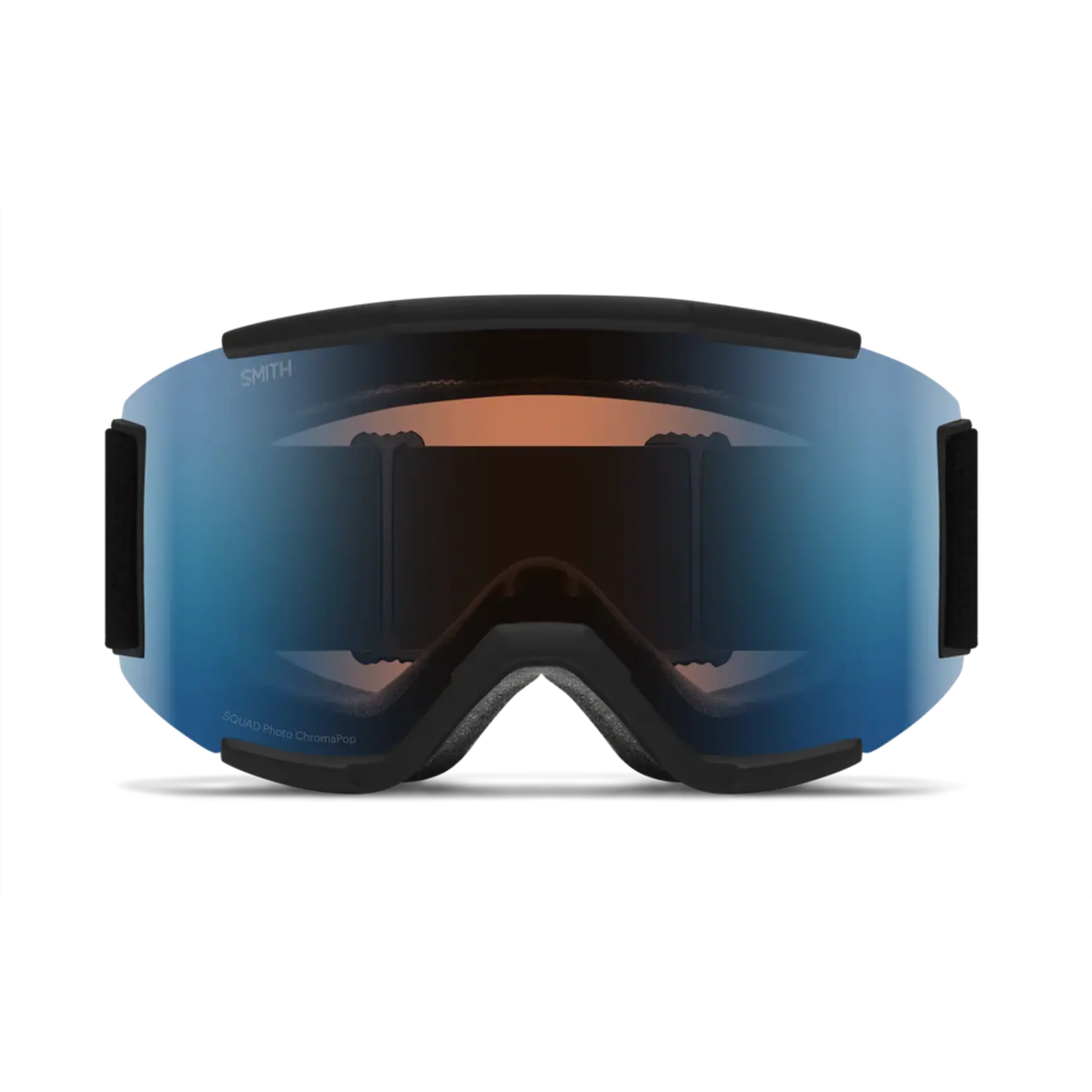 Smith Squad Black ChromaPop Pro Photochromic Blue Mirror