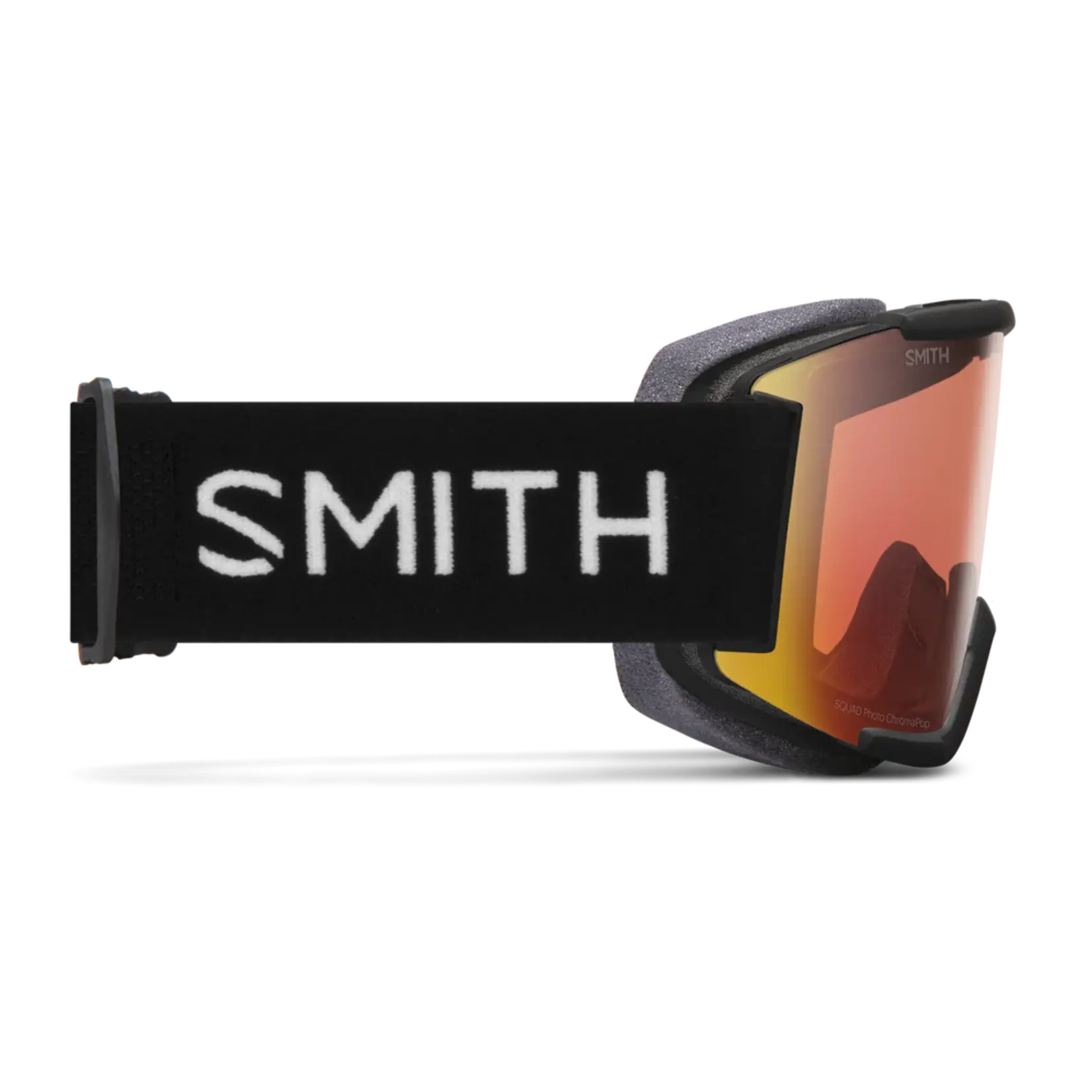 Smith Optics Smith Squad Black ChromaPop Pro Photochromic Red Mirror