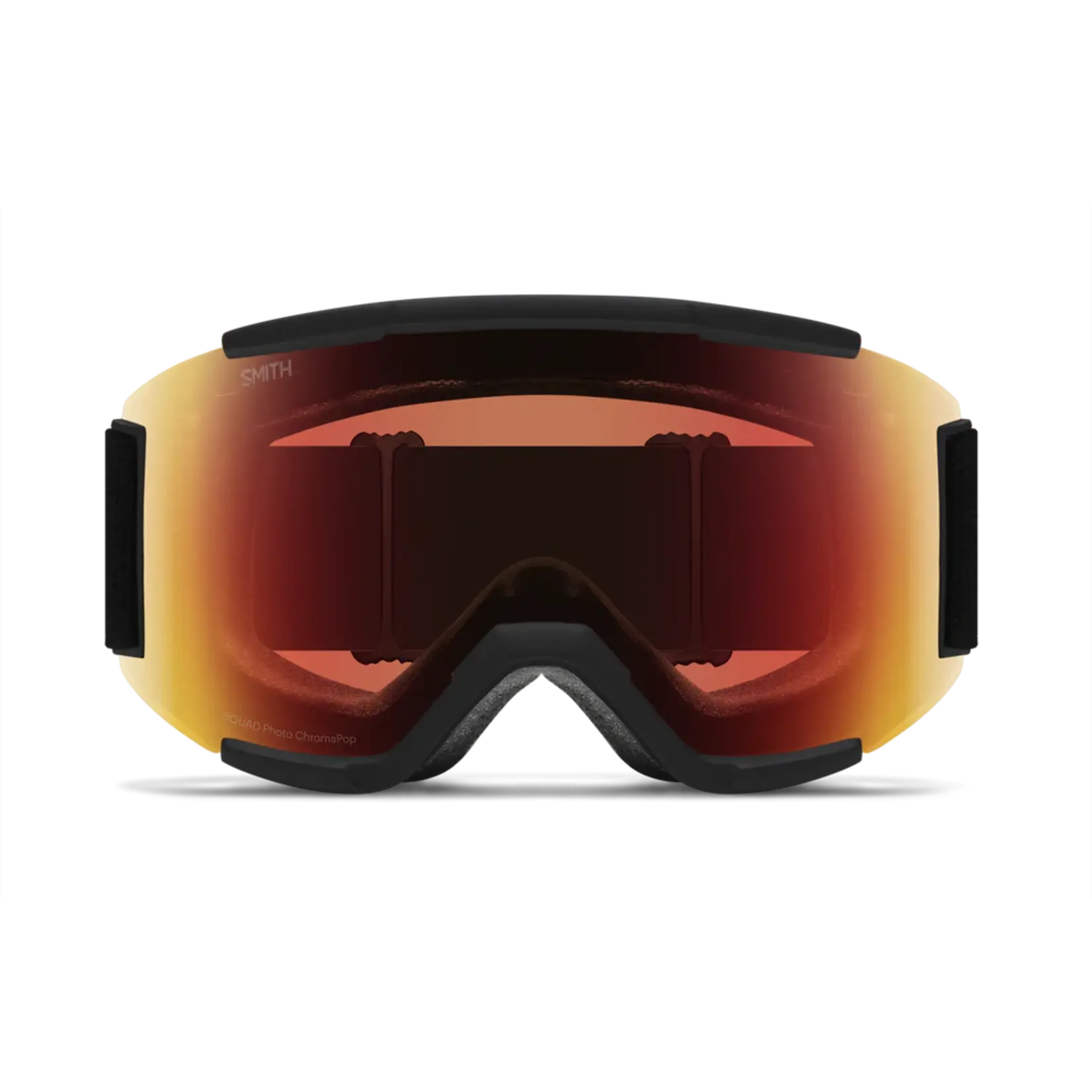 Smith Optics Smith Squad Black ChromaPop Pro Photochromic Red Mirror