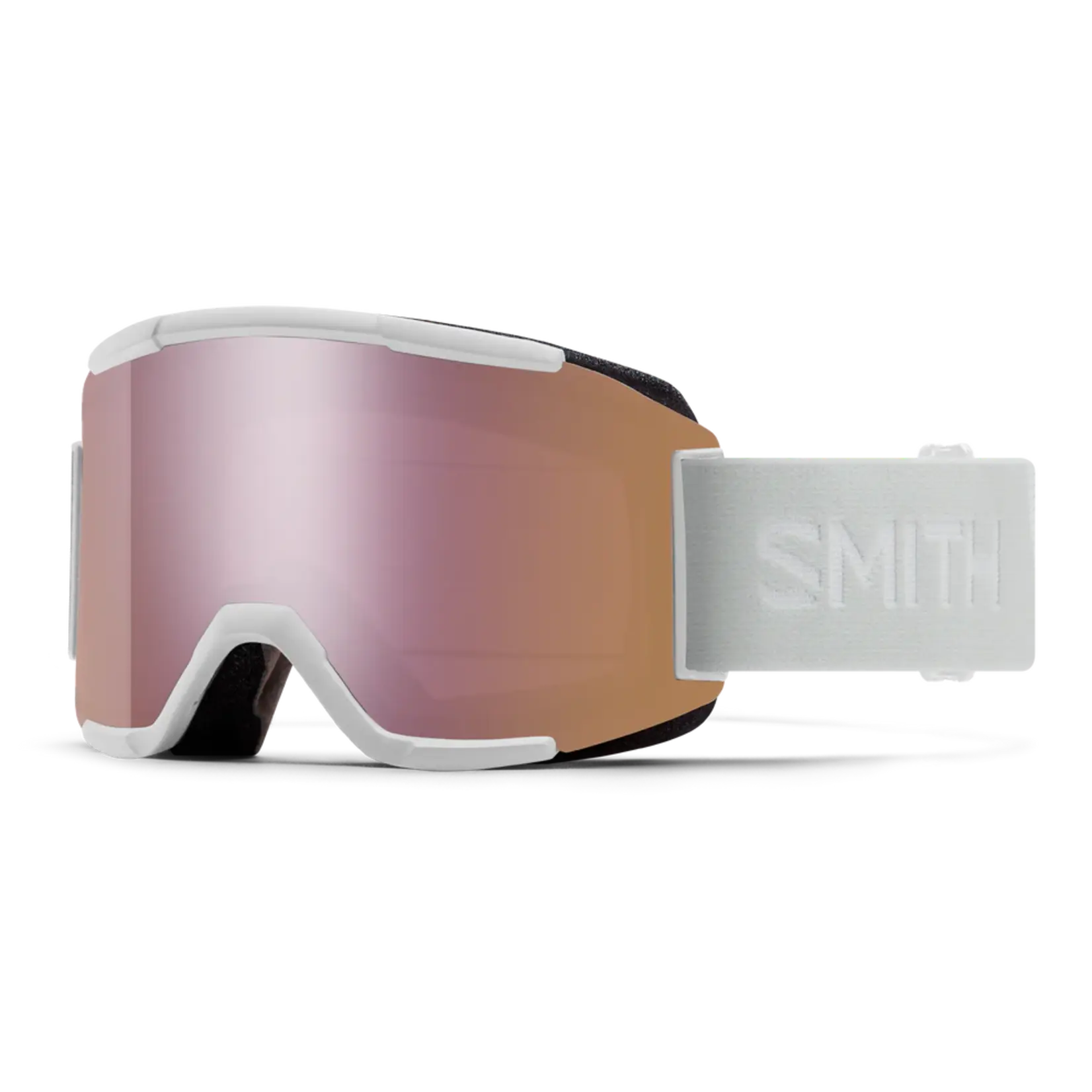 Smith Optics Smith Squad White Vapor ChromaPop Everyday Rose Gold Mirrorw/Yellow