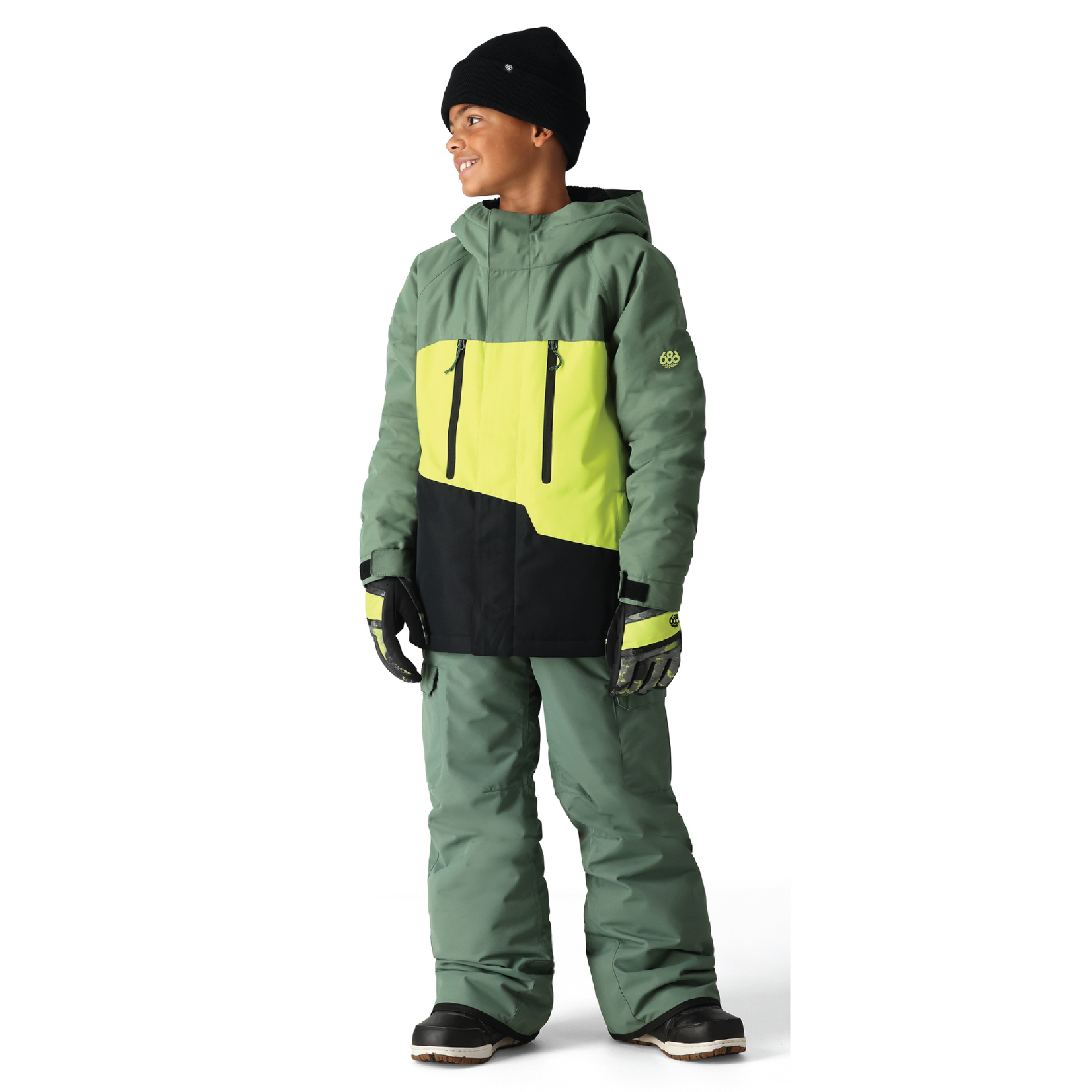 686 686 BOYS GEO INSULATED JACKET CLCB