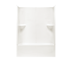 Clarion Bathware FTLZW \ Tub/Wall Acrylx 3Pc LH WH 5428 E-Z Pin