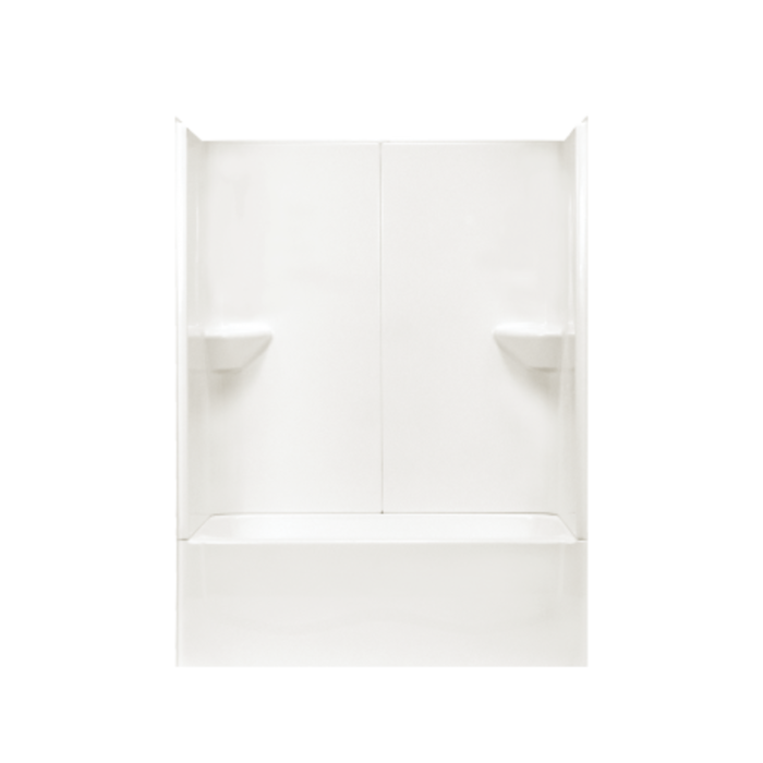 Clarion Bathware FTLZW \ Tub/Wall Acrylx 3Pc LH WH 5428 E-Z Pin