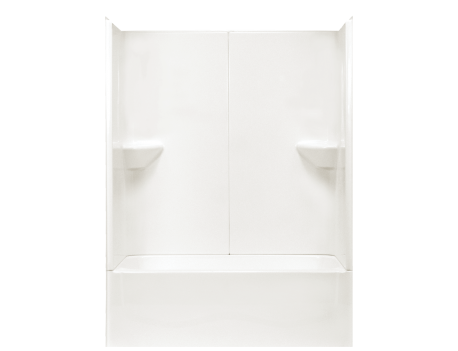 Clarion Bathware FTLZW \ Tub/Wall Acrylx 3Pc LH WH 5428 E-Z Pin