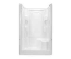Clarion Bathware 4S30LS \ 48x36 4PC SHOWER WH LH DRAIN RH SEAT EZ