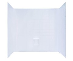 5302321 \ SHOWER SURROUND 32X32x68 WH PVC