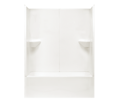 FSC3W AcrylX  Showerstall 3PC 54 x 28 WH