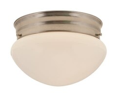 558733 \ 8'' MUSHROOM LIGHT NICKEL