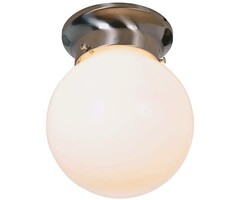 558735 \ 6'' BALL LIGHT NICKEL [c]