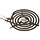 481284 \ Range Burner 6'' GE/Hotpoint