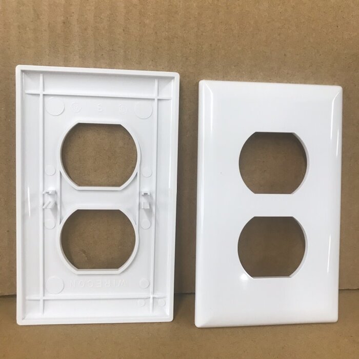Wirecon 59201016 \ SC PLATE RECEPTACLE WH WIRECON