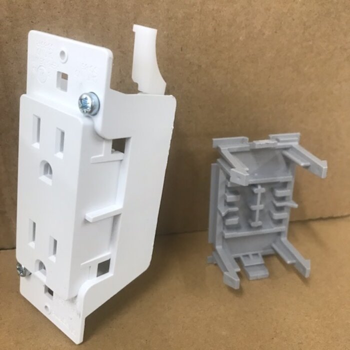 59201040 \  DUPLEX RECEPTACLE  DECORATOR WHITE  Legrand