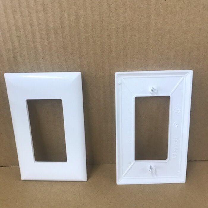 59201050 \ DECORATOR WALL PLATE, SNAP-ON WHITE, Legrand