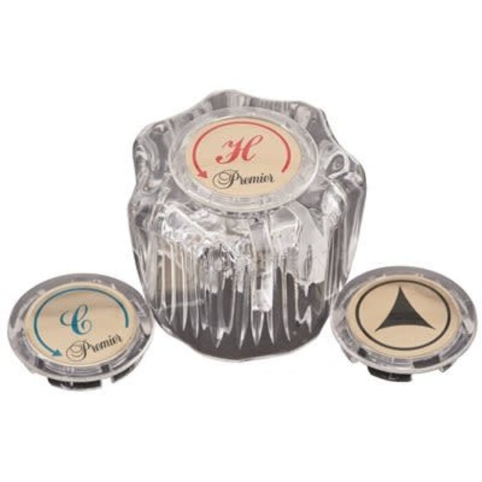 12044 \ FAUCET HANDLE CLEAR DELTA ea