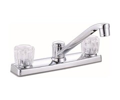 283566 \ FAUCET KITCHEN 2HANDLE PLASTIC LF [c]