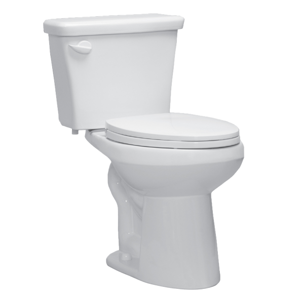 Western Pottery B872WSETC \ WESTERN POTTERY ADA TOILET SET ELONGATED BOWL WHITE 17.4" ht