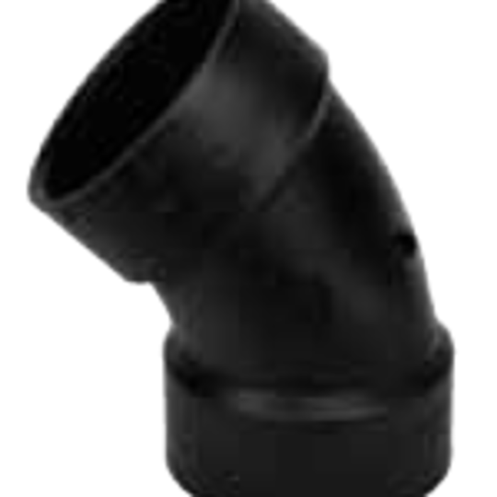 502885 \ * Elbow ABS 1.5 Hub 1/8 Bend 45/ctn