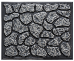 Mason's Rock 55848601 \ MASON'S ROCK 48X60 SLATE GRAY