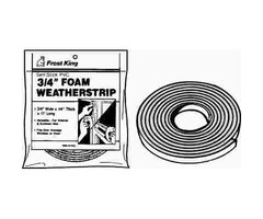 801953 \ FOAM WEATHERSTRIP 3/4x3/16x17'