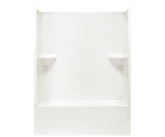 Clarion Bathware FTCZW Tub/Wall Acrylx 3Pc Center WH 5428 E-Z Pin