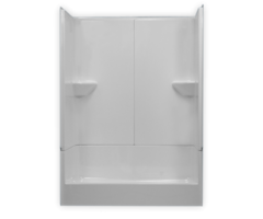Clarion Bathware FSCZW \ SHOWERSTALL FG 3PC 54 x 28 WH EZPIN