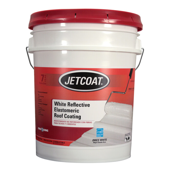 Jetcoat 66205 \ Jetcoat WH  Roof Coating 4.75G 7Yr