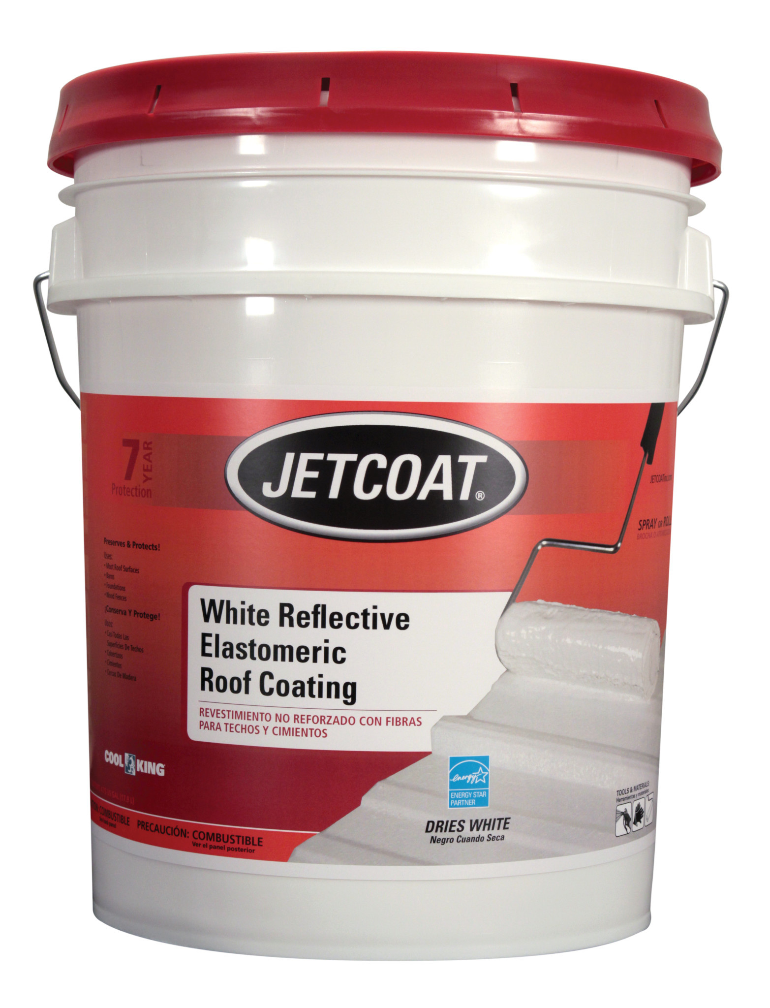Jetcoat 66205 \ JETCOAT WHITE ROOF COATING 4.75G 7YR