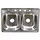 25162\ SINK SS DBL 33''x19'' 8''D 22GA N/S [a]