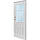 6-Panel Outswing Steel Entry Door 32X76 LH 9LITE