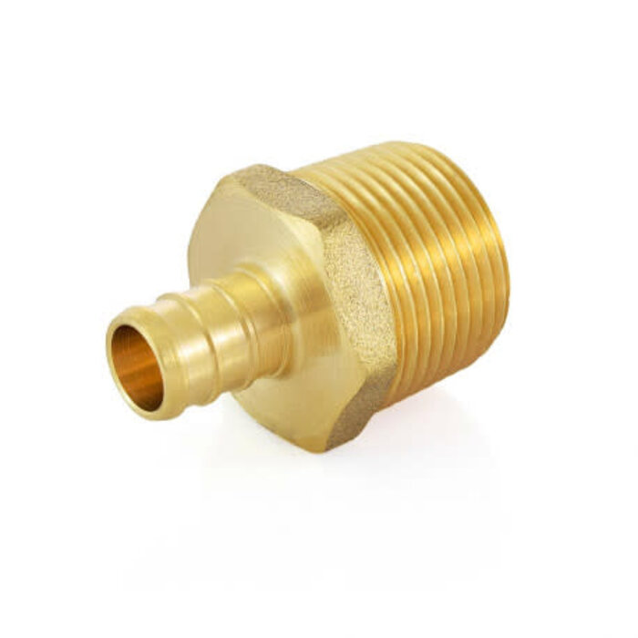 50104625 \ Adapter Brass Pex 1/2P x 3/4 MPT