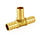 50644425 \ Tee Brass Pex 1/2 x 1/2 x 1/2