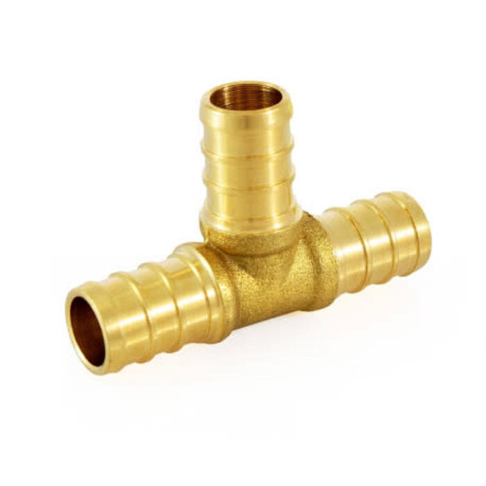 50644425 \ Tee Brass Pex 1/2 x 1/2 x 1/2