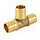 50666625 \ Tee Brass Pex 3/4
