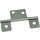 H1310SN \ Flag Hinge Non-mortise Silver