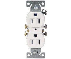 5953201 \ RECEPTACLE DUPLEX 15A 125V WH