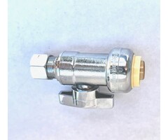 50012 \ STOP STRAIT 1/2 PEX X 3/8 COMP