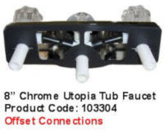 532013 \ FAUCET T&S DIVERTER 8'' UTOPIA