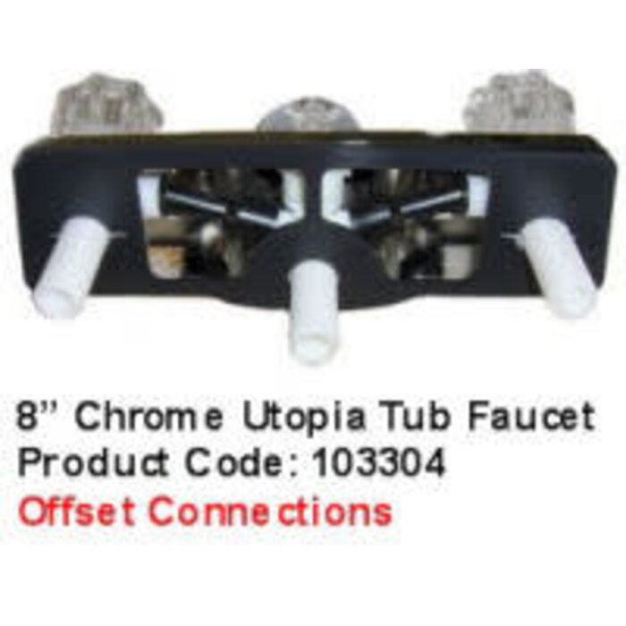 532013 \ TUB &SHOWER DIVERTER 8'' UTOPIA