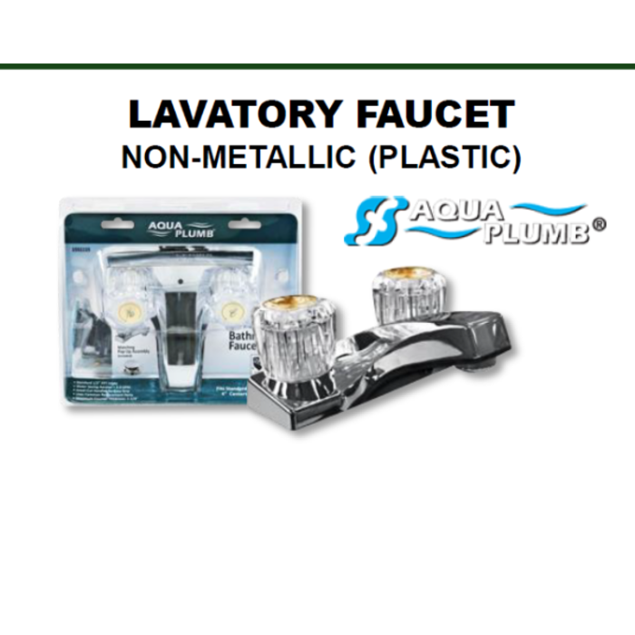 242010 \ 4" FAUCET LAV NON-METAL CHROME
