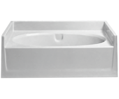 Watershed GT360CB01 \ GARDEN TUB FIBERGLASS 60x42x26" high White