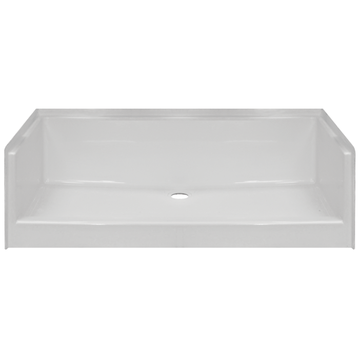 Aquatic B542817W / 54 x 28 SHOWER BASE WHT