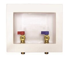 805 \ Washer Outlet Box w/ Quarter turn Valves