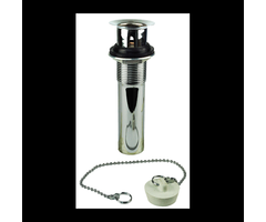 532105 \ PO PLUG CHROME 5'' W/OVERFLOW