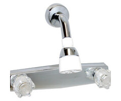 YJ59 Faucet 2 Handle shower valve 8'' plastic body