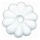 65251 \ Plastic WH Rosette 1" Dia  (25/Bag)