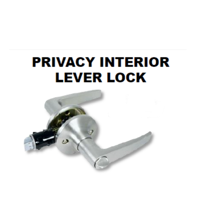 14041 \ LOCK PRIVACY LEVER/LEVER SS