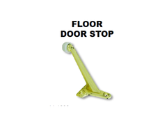 111032 \ Floor Mount Door Stop P Brass