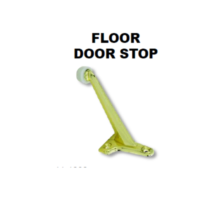 111032 \ Floor Mount Door Stop P Brass
